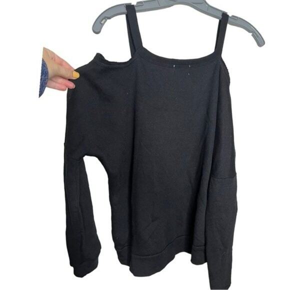 PST Project Social T cold shoulder dolman sweater colorful pattern Small NWOT - Picture 3 of 8